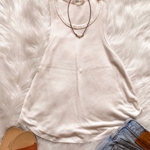 White Timing Halter Top
